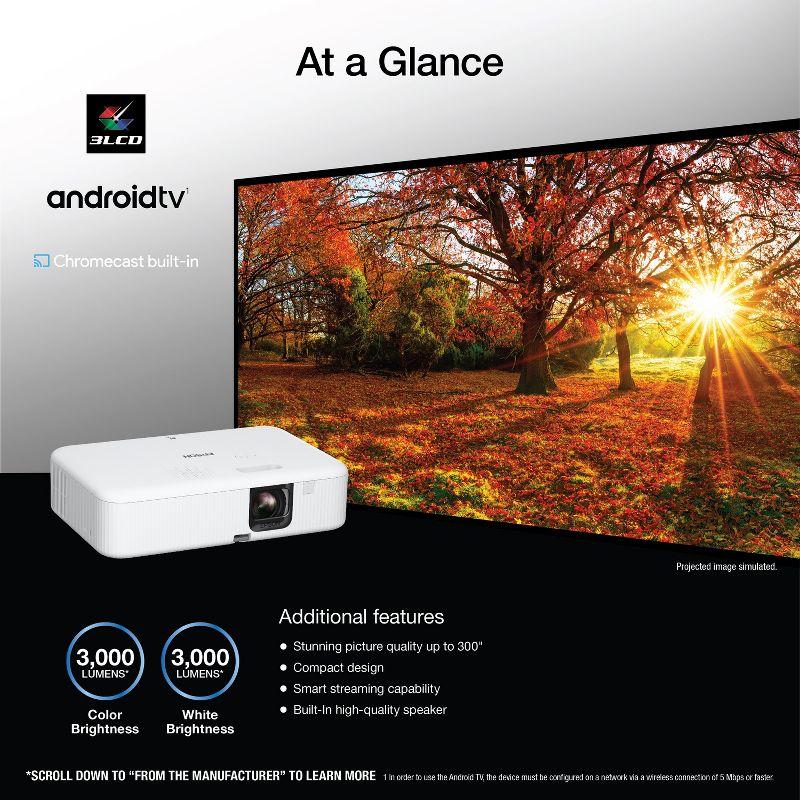 Epson EpiqVision Flex CO-FH02 Smart Portable Projector