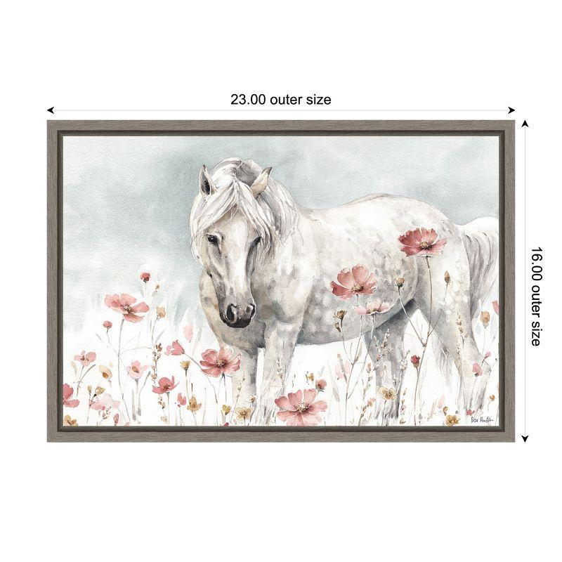 Amanti Art Wild Horses II by Lisa Audit Framed Canvas Wall Art