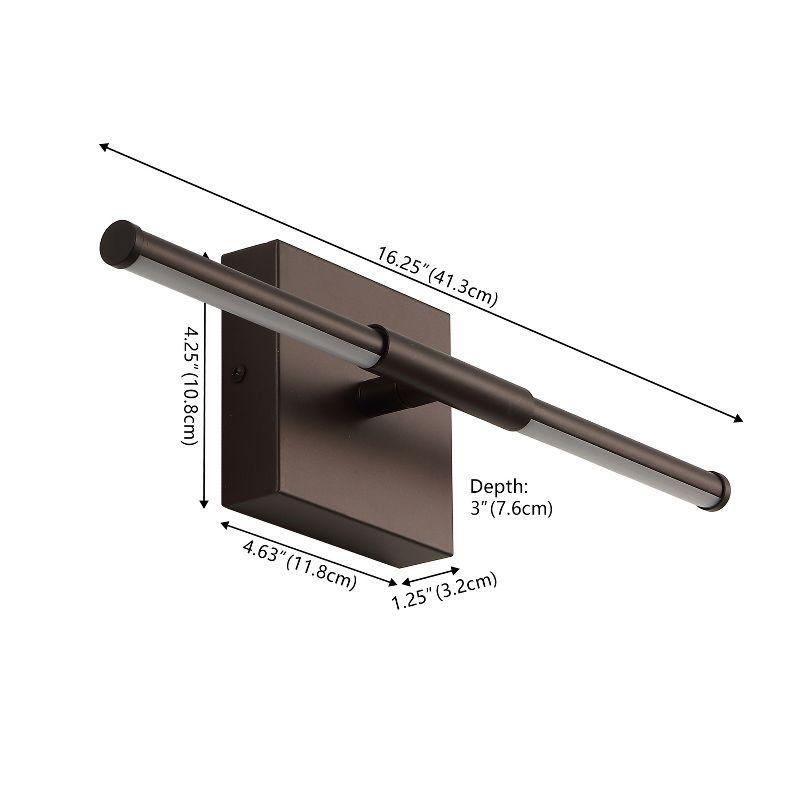 JONATHAN Y Makena 16.25" Modern Minimalist Dimmable Integrated LED Metal Wall Sconce, Oil Rubbed Bronze