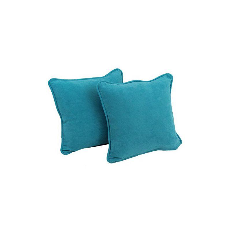 Microsuede Reversible Throw Pillow