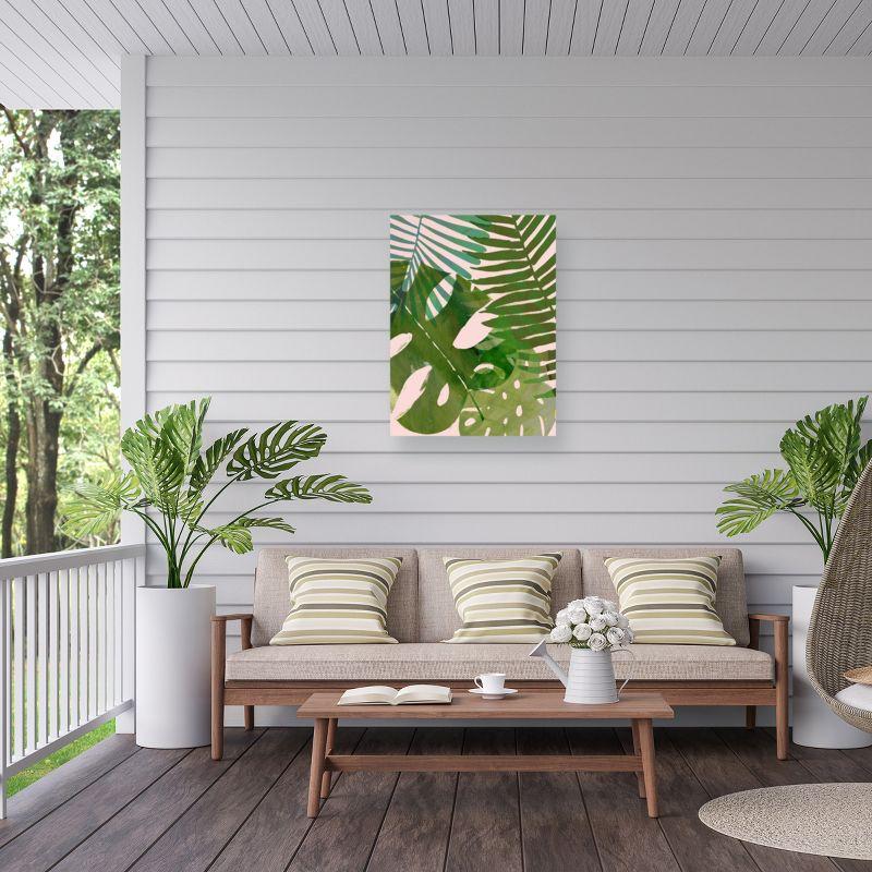 "Tropical Tangle Ii" Outdoor Canvas