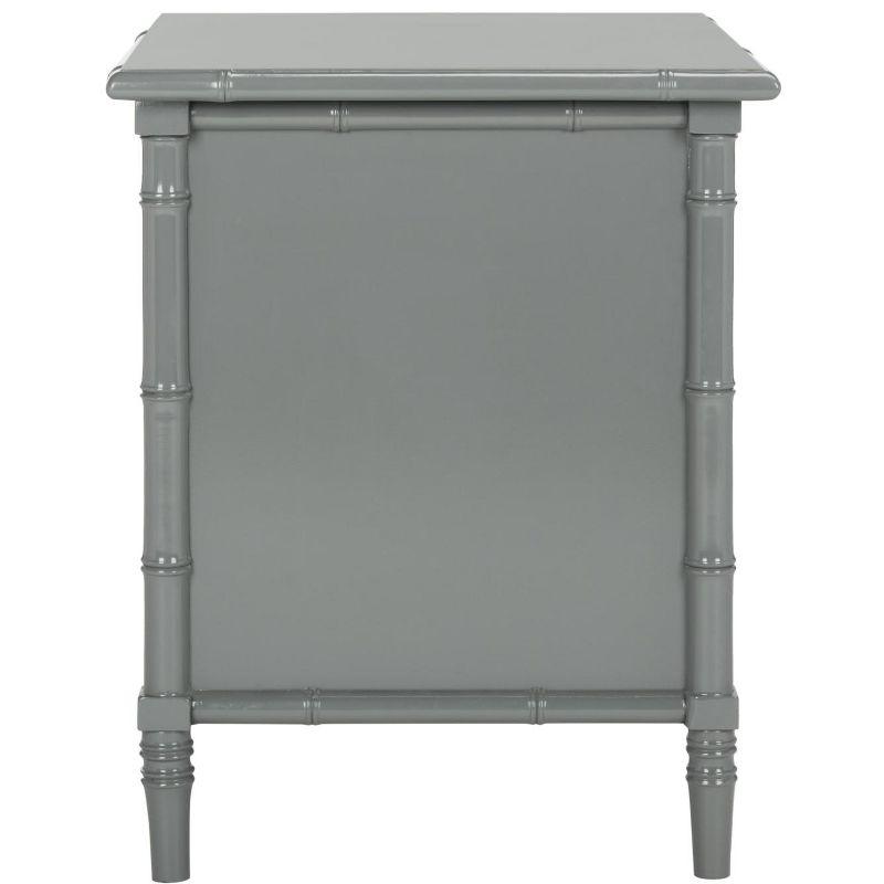 Mina 3 Drawer Nightstand - NST3500 - Grey/Gold - Safavieh