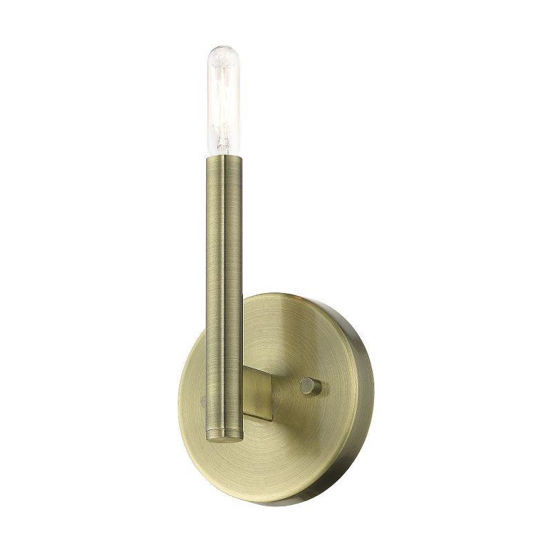 Livex Lighting Copenhagen 1 - Light Wall Light in  Antique Brass