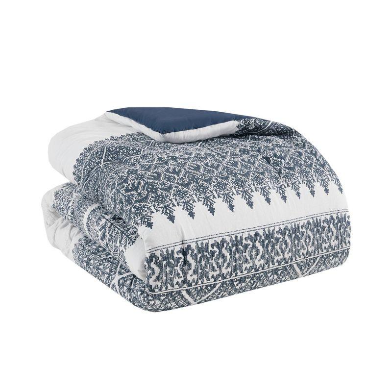 INK+IVY Mila 3 Piece Cotton Comforter Set with Chenille Tufting
