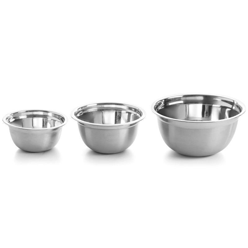 Oster Rosamond 3-Piece Stainless Steel Mixing Bowl Set