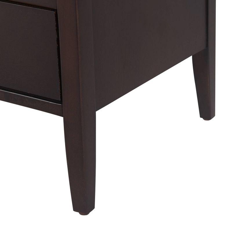 ClickDecor Finley Solid Wood Fully Assembled 3 Drawer Nightstand