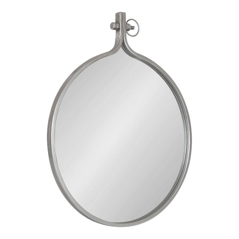 23.5" x 28.5" Yitro Irregular Wall Mirror Silver - Kate & Laurel All Things Decor: Vintage Farmhouse Style, Easy to Hang