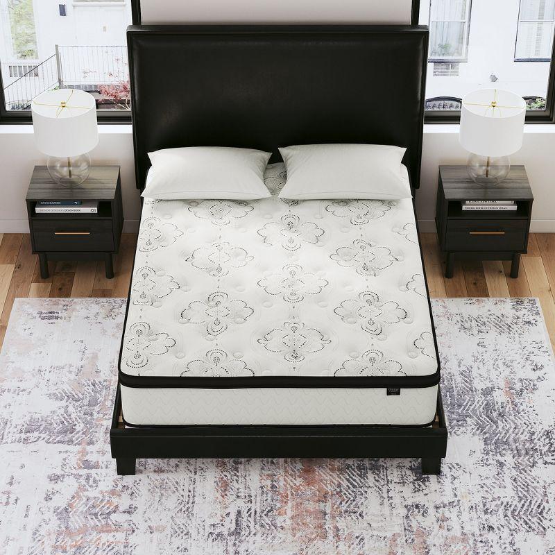 Signature Design By Ashley Chime 10 Inch Hybrid Twin Mattress In A Box White & Reviews | Wayfair