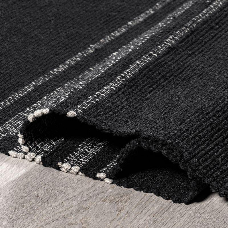 Breakwater Bay Aloizas Striped Cotton Area Rug