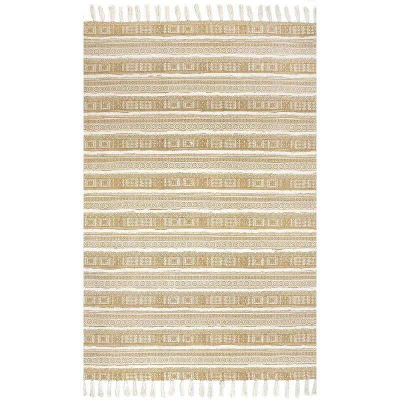 nuLOOM Rasmus Greek Frieze Stripes Area Rug