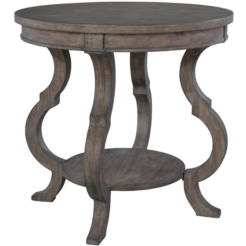 Hekman Round Lamp Table With Shaped Legs 23506 Lincoln Park