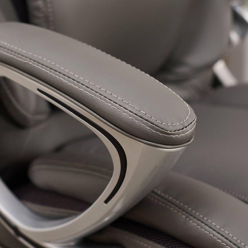 Serta Bryce Executive Office Chair with Patented AIR Lumbar Technology and Layered Body Pillows