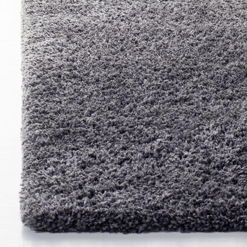 Fontana Shag 800 FNT800 Power Loomed Indoor Area Rug - Silver - 5'3"x7'6" - Safavieh