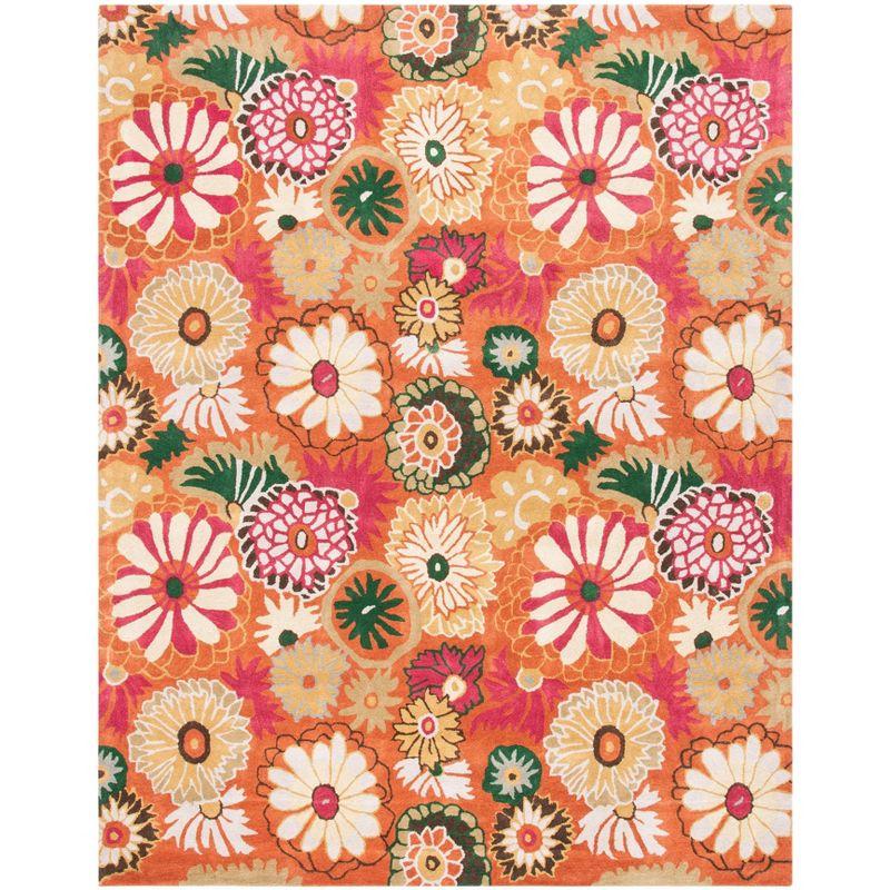 Arber Hand Tufted Wool Floral Rug