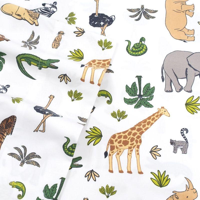 Wild Kingdom Microfiber Kids' Sheet Set By Sweet Home Collection®