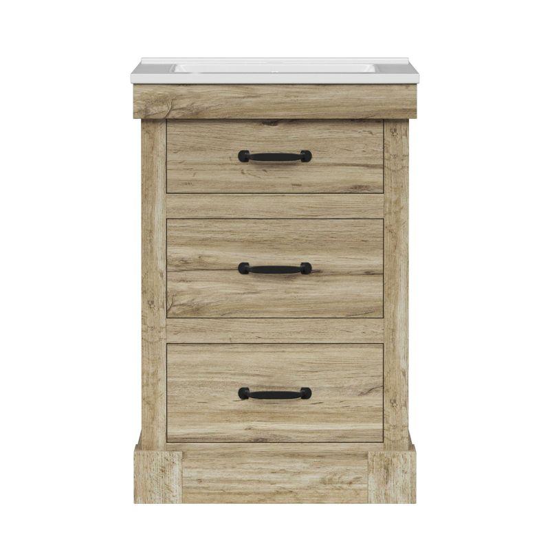 Teamson Home Stratford 22.25" x 24" 2-Door Removable Wall Cabinet, White