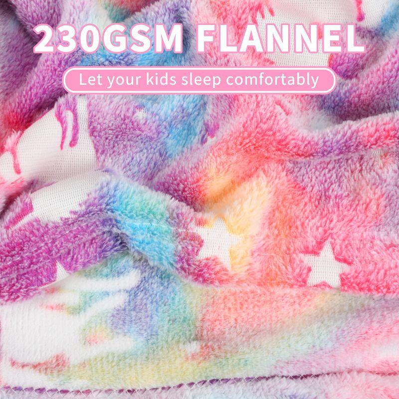 Catalonia Catalonia Glow in The Dark Throw Blanket for Kids