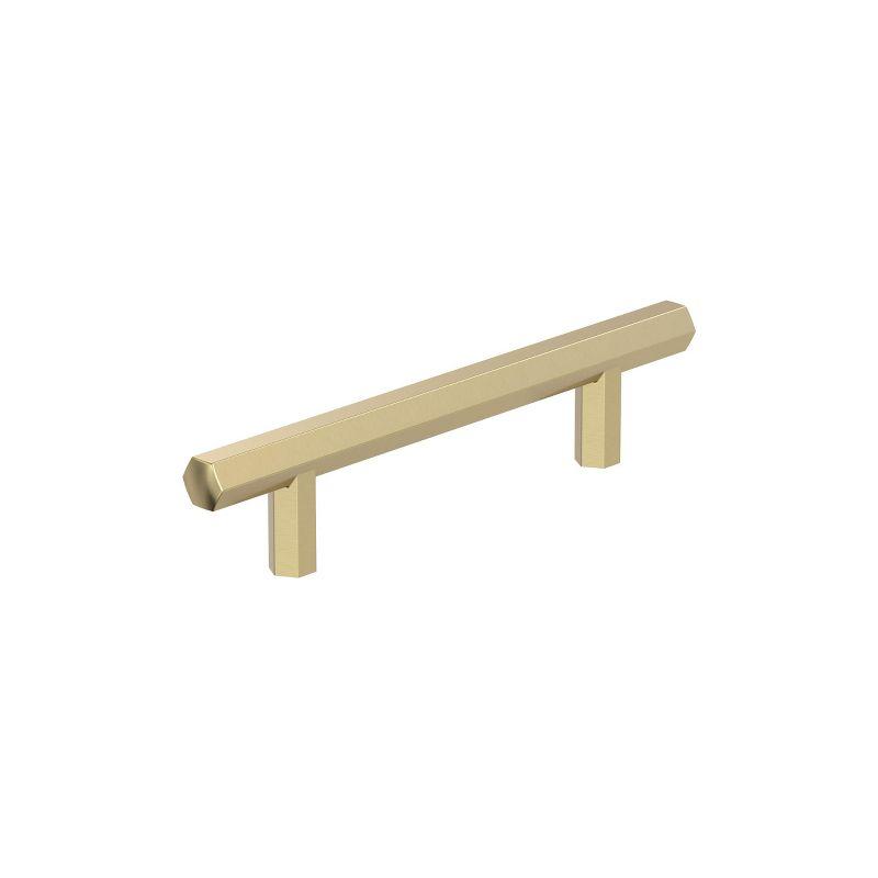 Amerock Caliber 3-3/4 inch (96mm) Center-to-Center Golden Champagne Cabinet Pull
