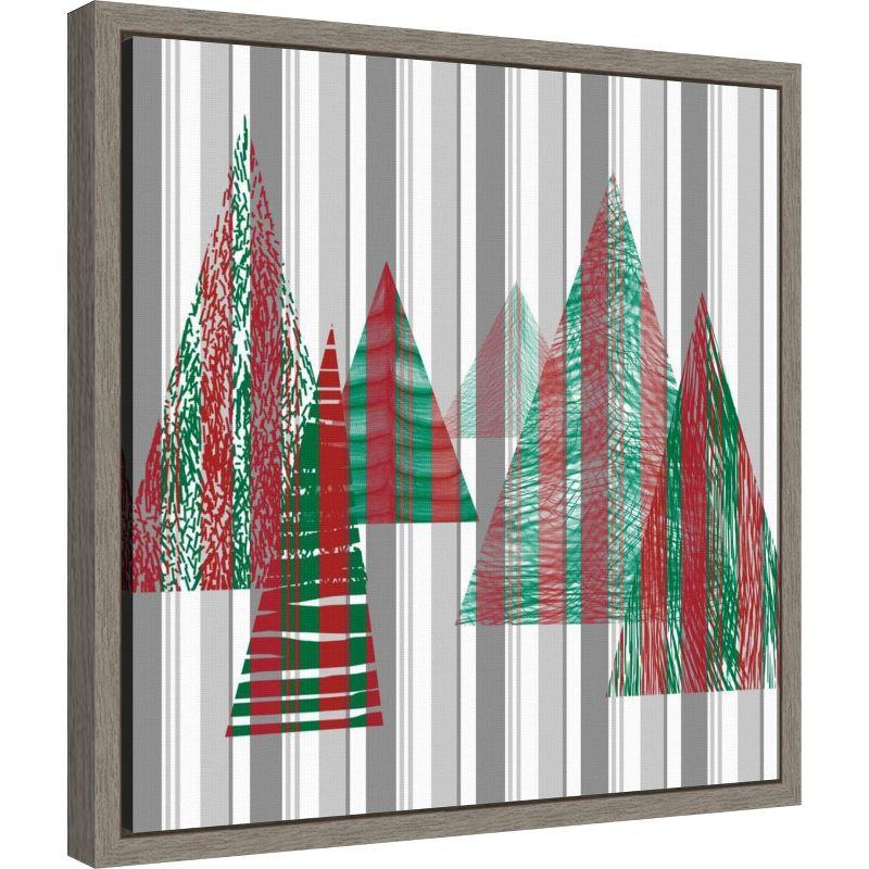 Amanti Art Oh Christmas Tree II by Sharon Gordon Canvas Wall Art Print Framed 16 x 16-in.