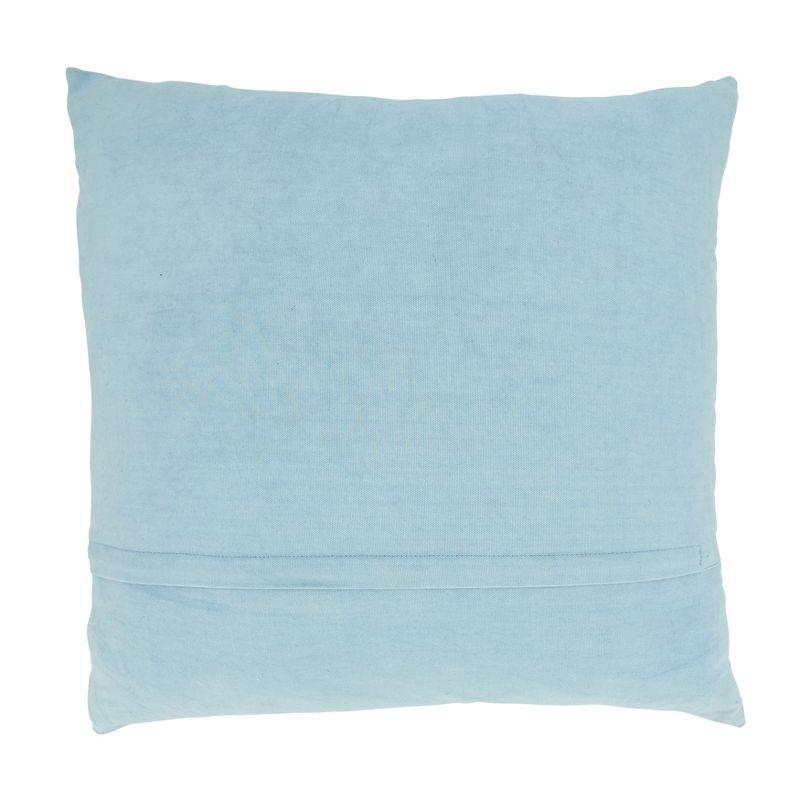 Seaside Treasures Blue Cotton Throw Pillow Cover, 20" x 20"