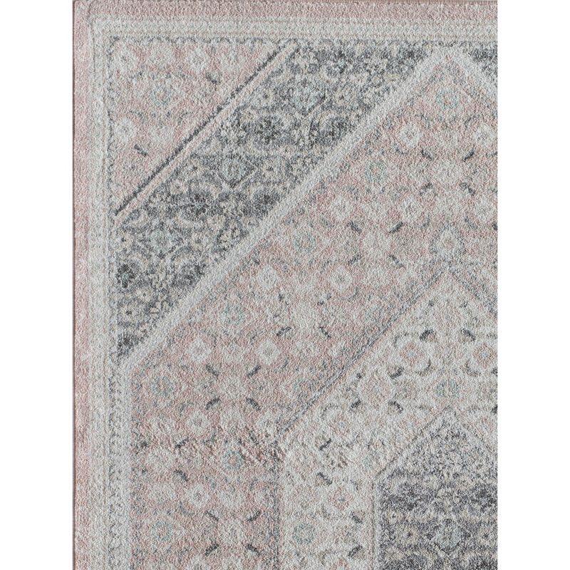 Hailey Vintage Quartz Rose Area Rug