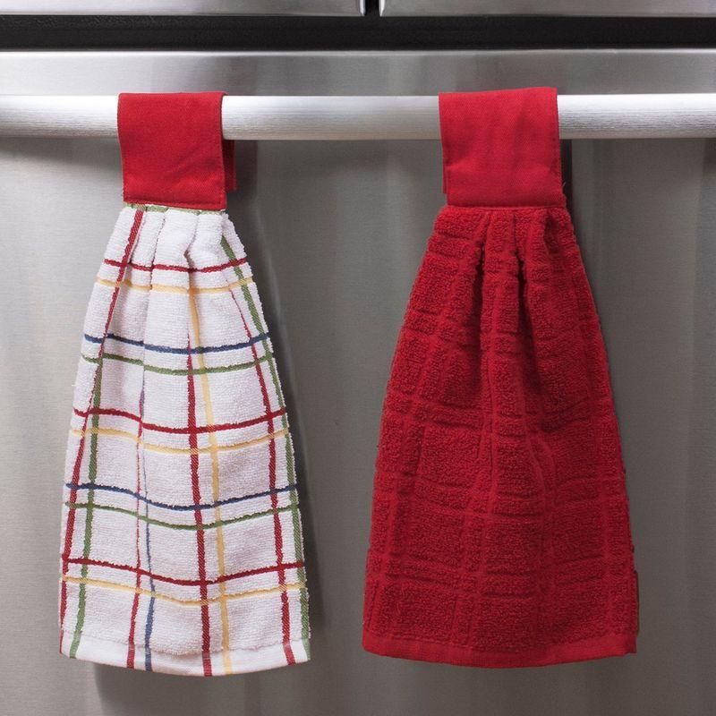 Cotton Plaid Waffle Dish Cloth Kitchen Towel