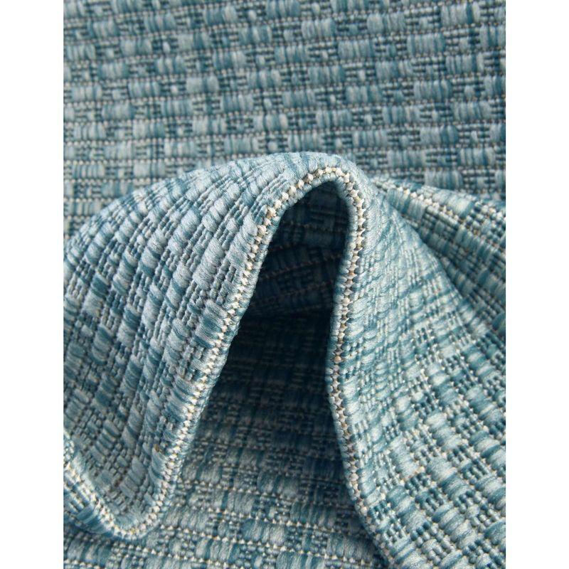 Unique Loom Outdoor Solid Solid Woven Area Rug