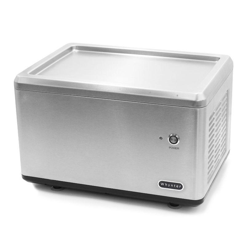 Whynter Whynter Portable Instant Ice Cream Maker Frozen Pan Roller in Stainless Steel