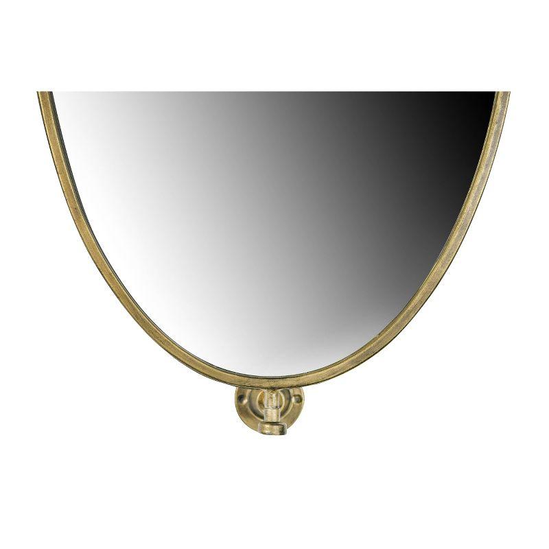 27" Metal Pivoting Oval Wall Mirror - Storied Home