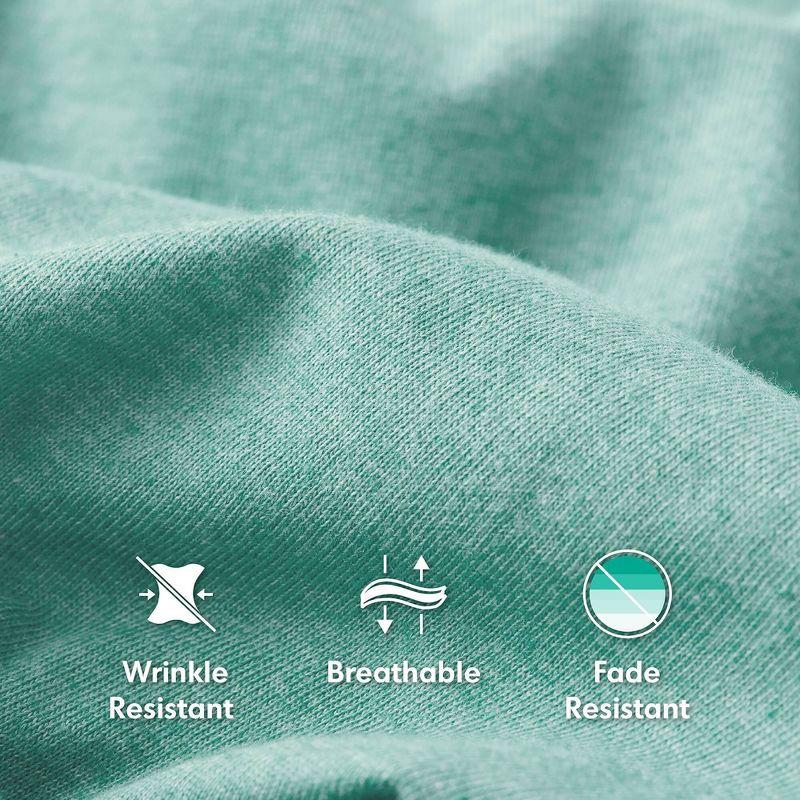 Cotton Blend Jersey Knit All Season Sheet Set