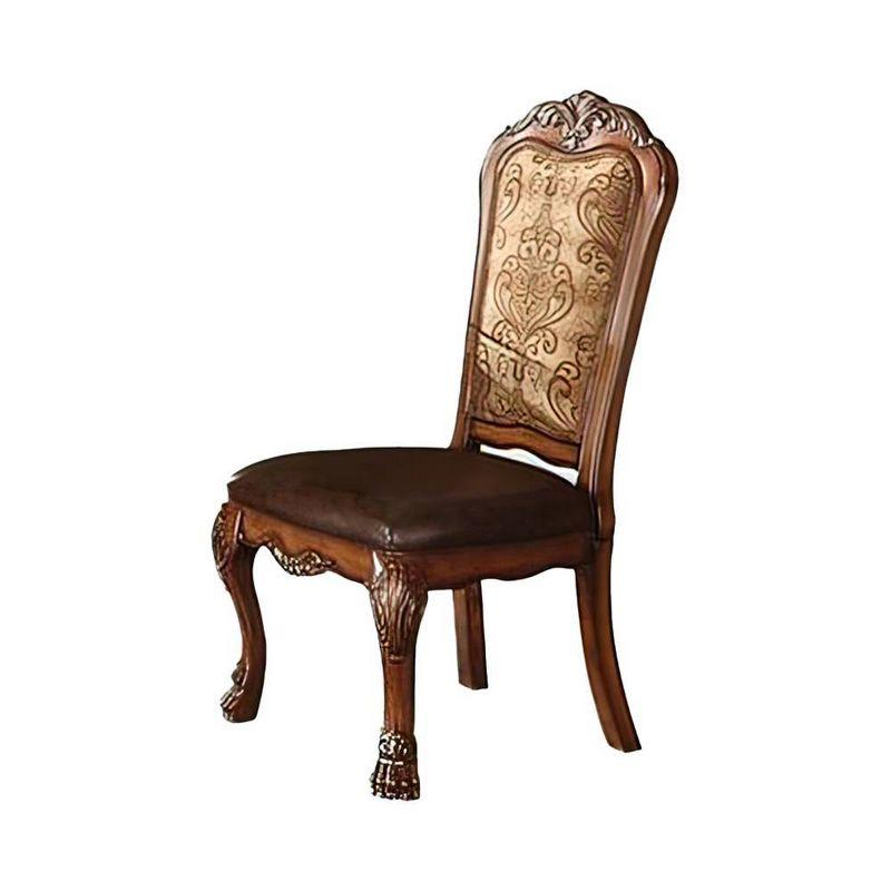 Dresden Faux Leather Upholstered Side Chair