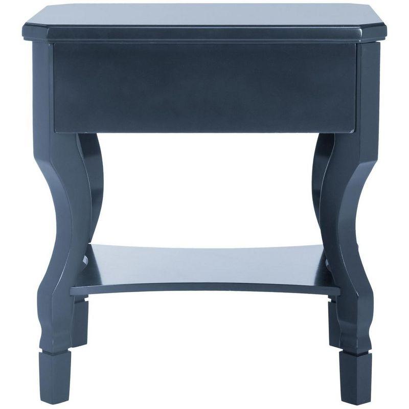 Alaia 1 Drawer Night Stand - Navy - Safavieh