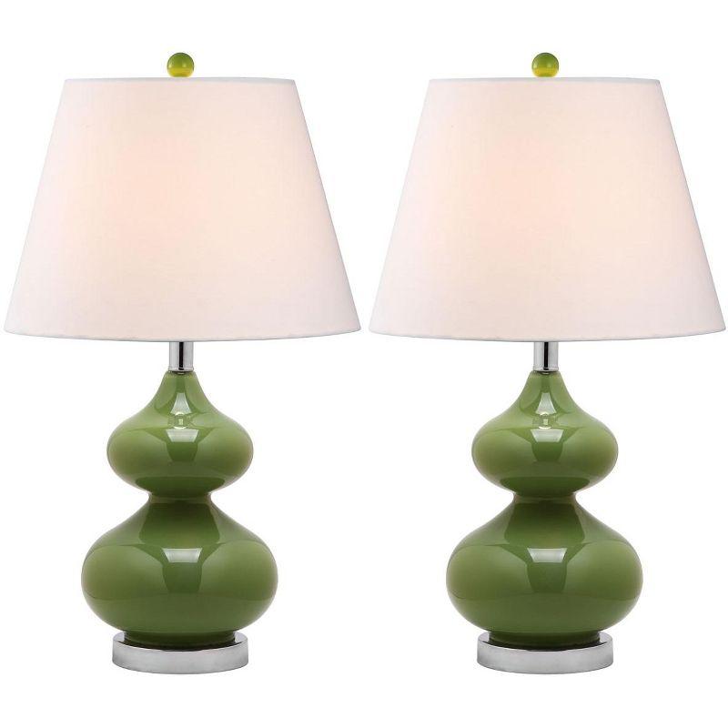 Eva Double Gourd Table Lamp (Set of 2) - Green - Safavieh.