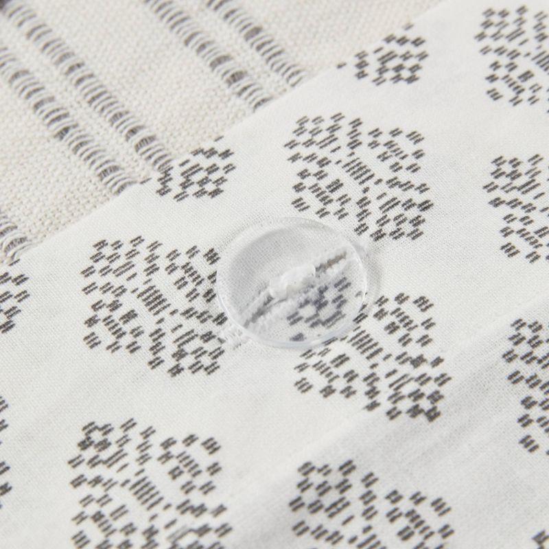 INK+IVY 3 Piece Cotton Jacquard Bedding Set