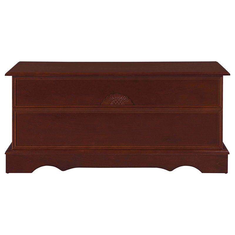Coaster Paula Traditional Rectangular Wood Cedar Chest Warm Brown