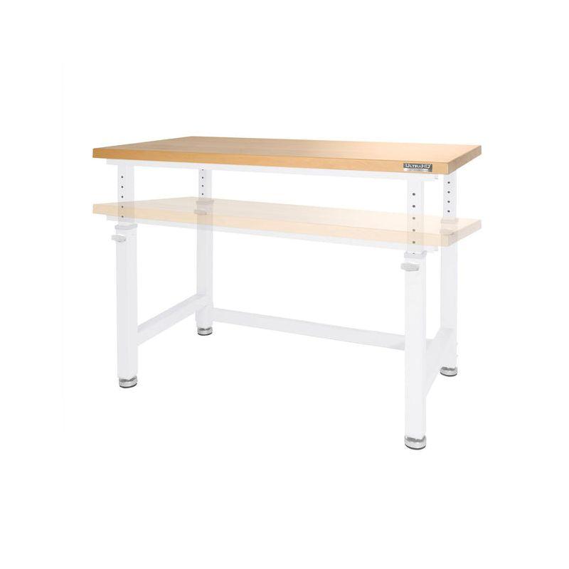Seville Classics UltraHD Adjustable Height Workbench, 48" W x 24" D x 28.5" - 42" H