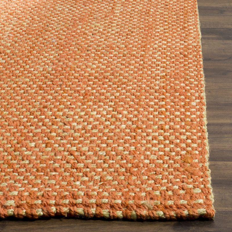Natural Fiber NF262 Hand Woven Indoor Runner Rug - Rust/Natural - 2'3"x8' - Safavieh.