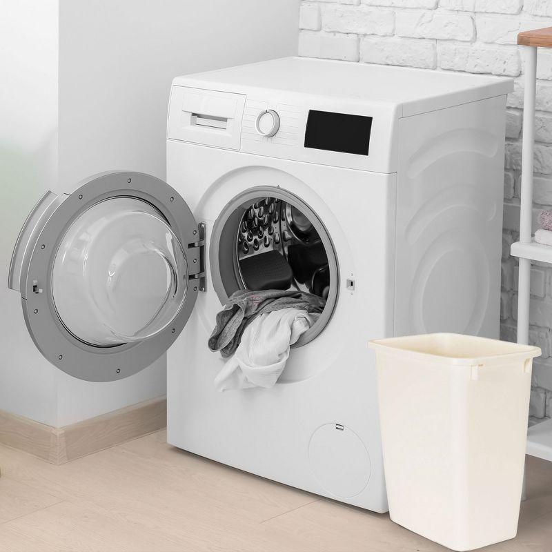 Rubbermaid Commercial Products Rubbermaid 21 Quart Kitchen, Bathroom, and Office Wastebasket Trash Can, Bisque