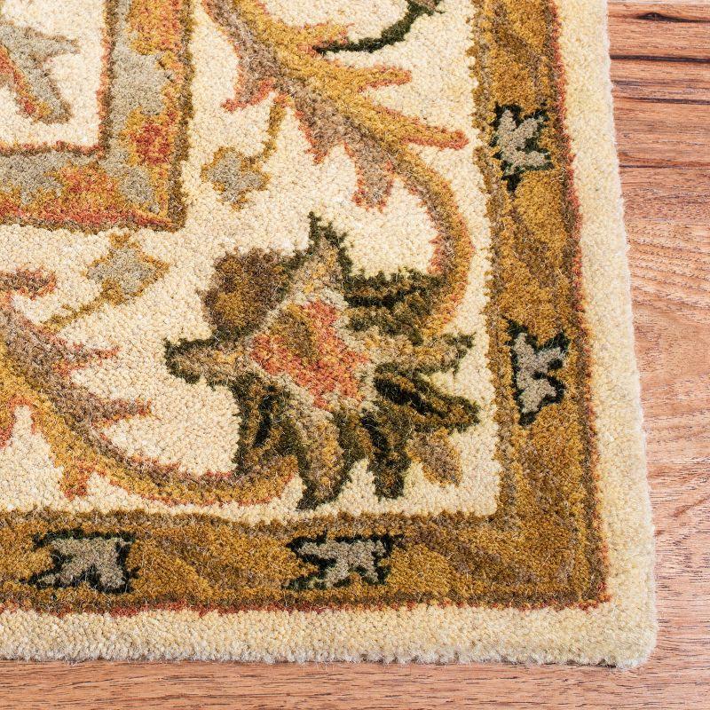 Antiquity AT52 Hand Tufted Indoor Area Rug - Gold - 4'x6' - Safavieh