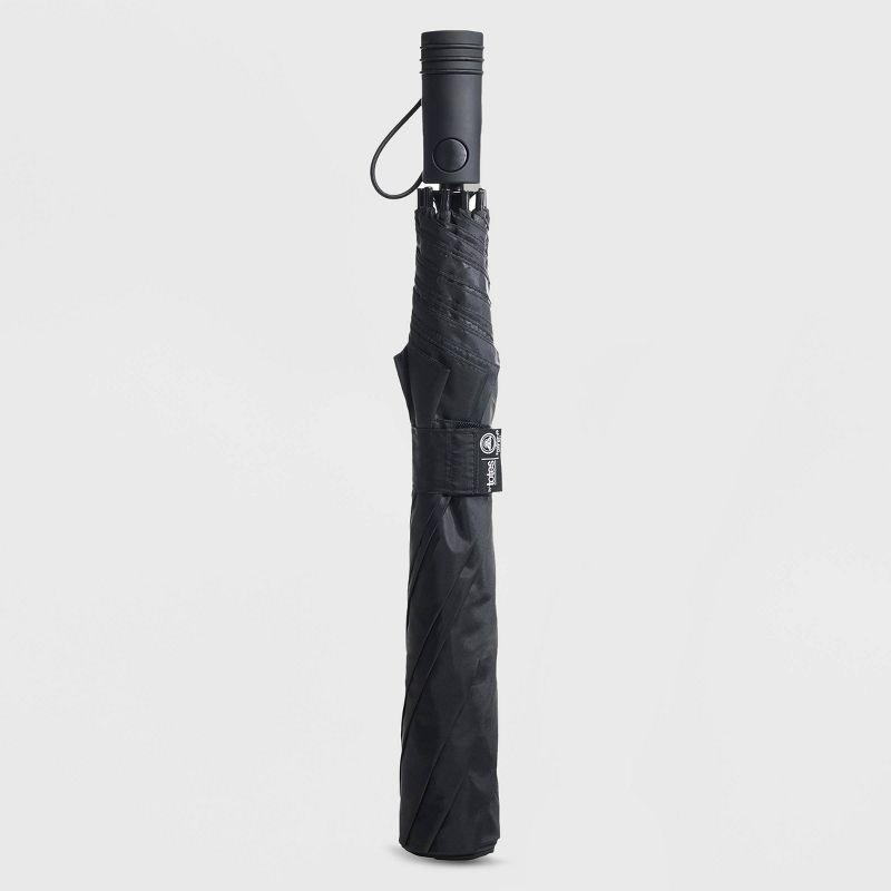 Totes Foldable Compact Umbrella - Black