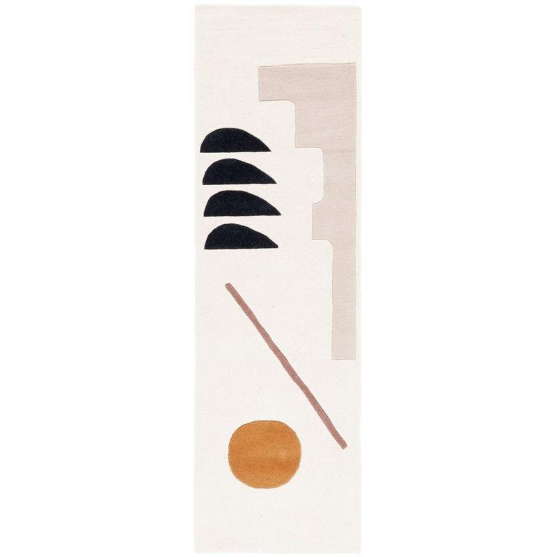 Fifth Avenue FTV115 Hand Tufted Runner Rug - Ivory/Brown - 2'3"x10' - Safavieh.