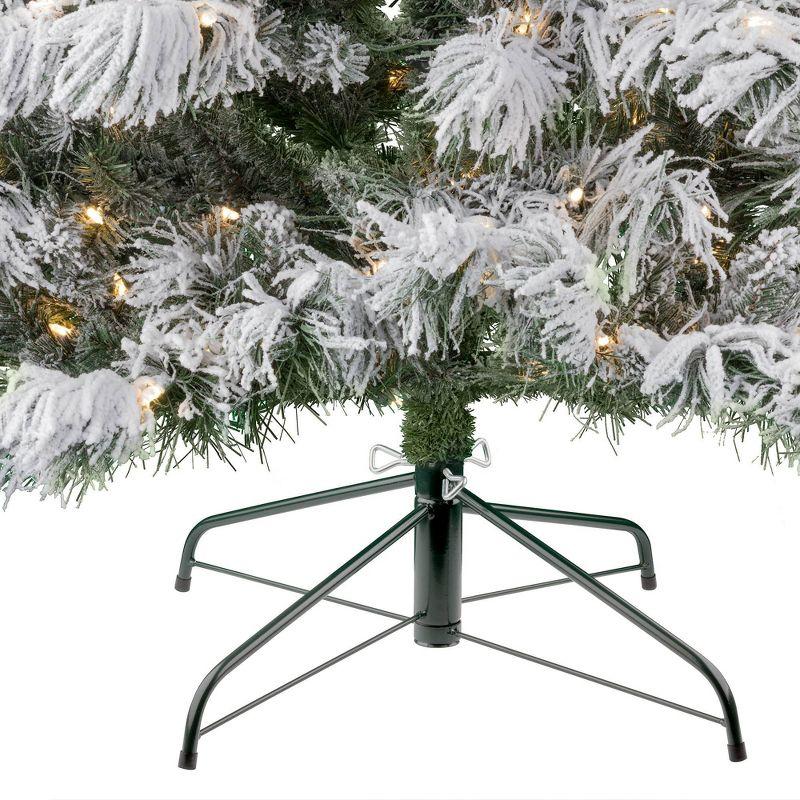 7.5' Lighted Artificial Spruce Christmas Tree