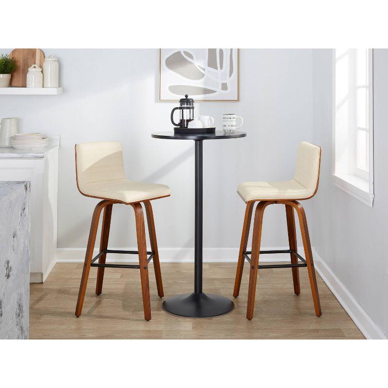 Swivel Upholstered Counter Stool