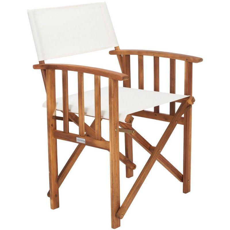 Laguna Director Chair Indoor/Outdoor (Set Of 2) - PAT7004 - Natural/Beige - Safavieh