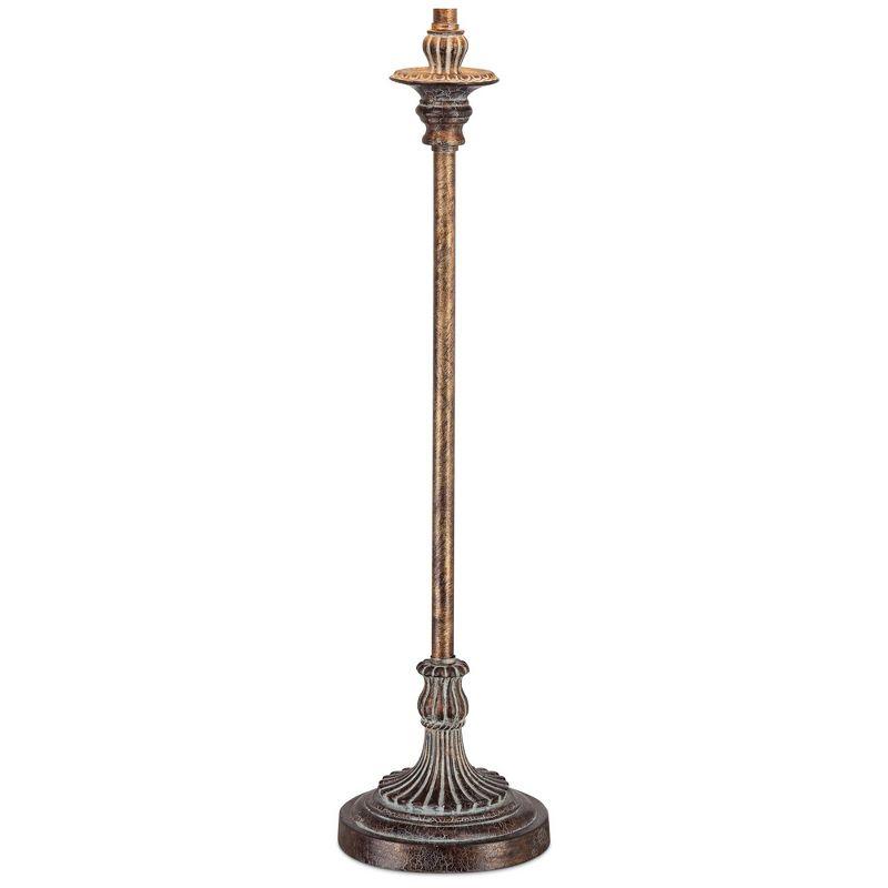 Bentley 31.5" Weathered Brown Buffet Table Lamp with Linen Shade