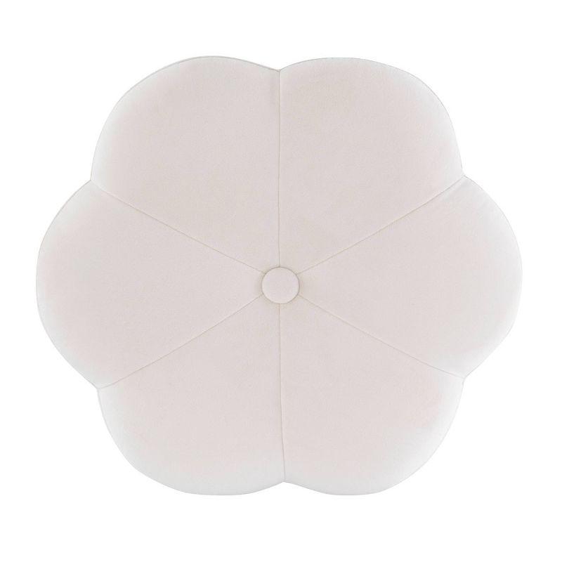 Ciara Flower Cushioned Vanity Stool