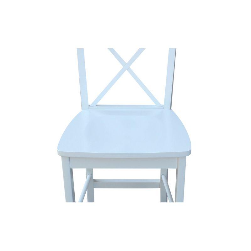 International Concepts X-Back Counter Height Stool - 24" Seat Height