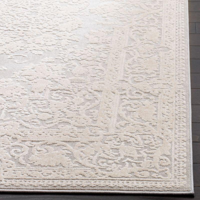 Reflection RFT664 Power Loomed Indoor Area Rug - 10'x14' - Light Grey/Cream - Safavieh