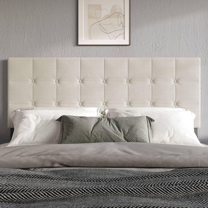 Home Design Twin Ida Headboard Warm Gray