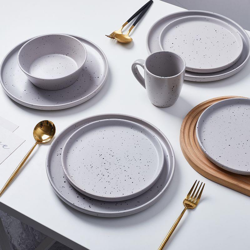 Stone Lain Jade 32-Piece Dinnerware Set Stoneware